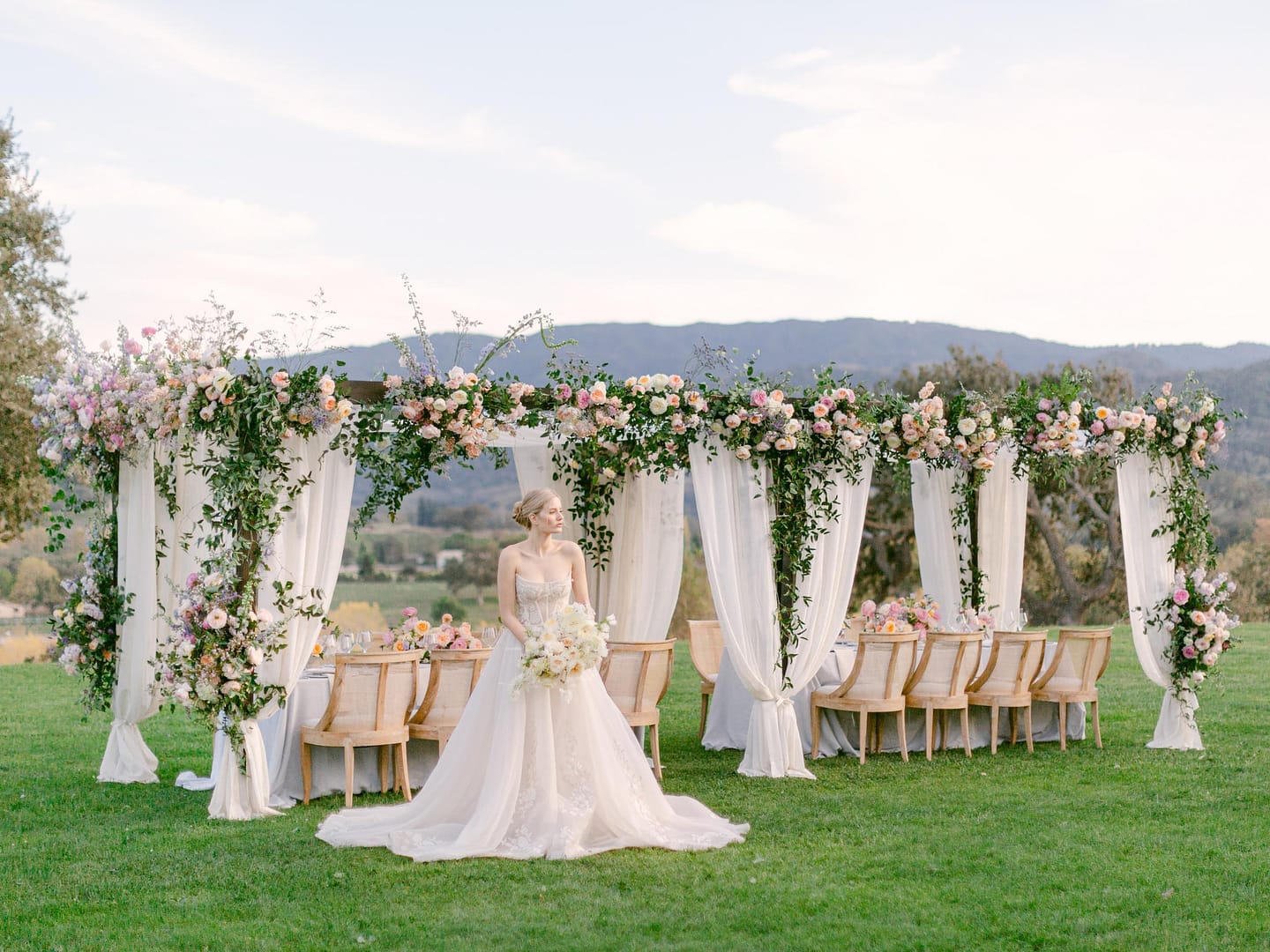 Garden ceremony canopy